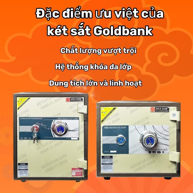 Đặc Điểm Ưu Việt Của Két Sắt Goldbank